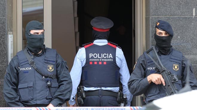 Mossos d'Esquadra en Cataluña