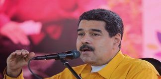 Nicolás Maduro hablando