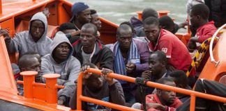 inmigrantes en las costas murcianas