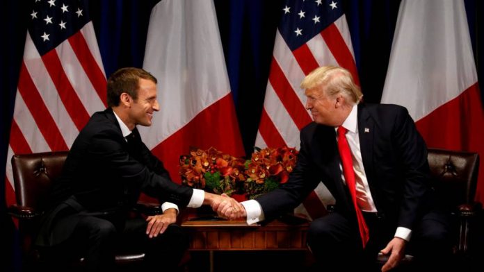 Trump y Macron discuten el acuerdo nuclear con Irán