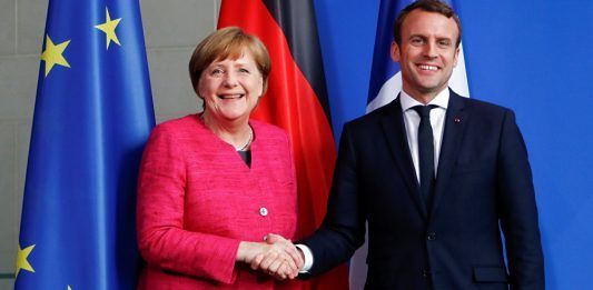 merkel y macron