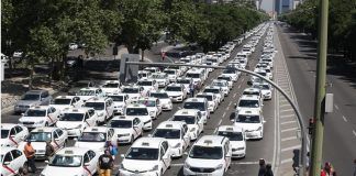 Taxistas amenazan con colapsar Madrid