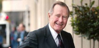 Expresidente George H. W. Bush en una imagen de 2002