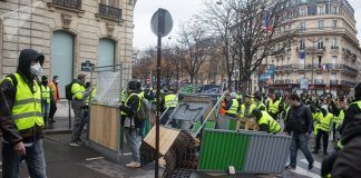 chalecos amarillos en Francia