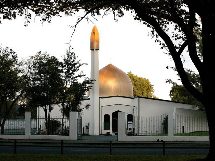 mezquita de Al Noor en Deans Avenue en Christchurch