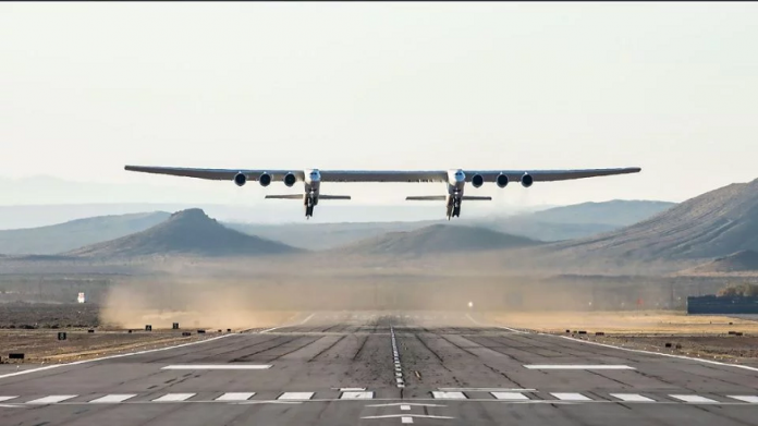 El avión más grande del mundo despega de California