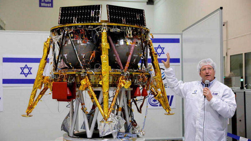 Primera nave lunar israelí entró en órbita antes de su descenso