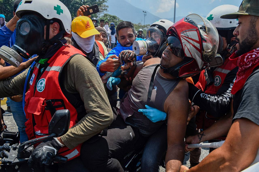 levantamiento en Venezuela