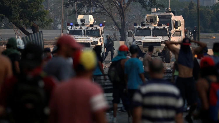 levantamiento en Venezuela