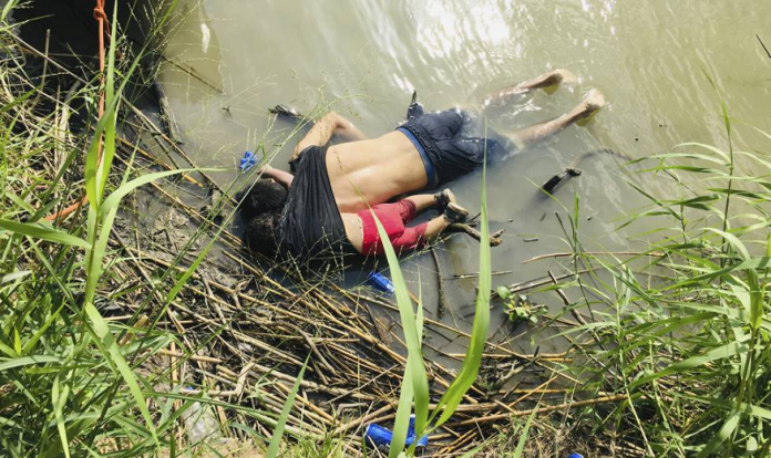 Conmoción por padre e hija ahogados en la frontera, cerca de Estados Unidos