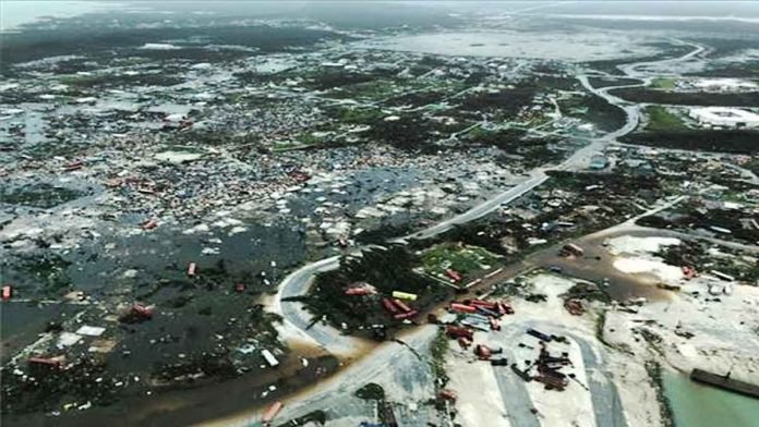 huracán dorian en las bahamas
