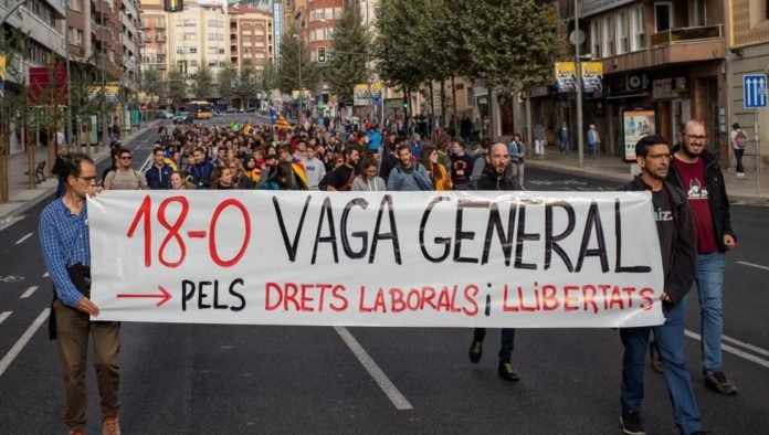 huelga general en cataluña cancela vuelos de el prat