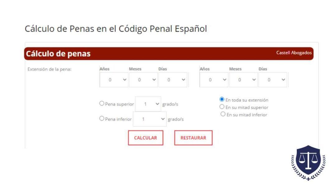 Como Se Calcula La Pena De Un Delito