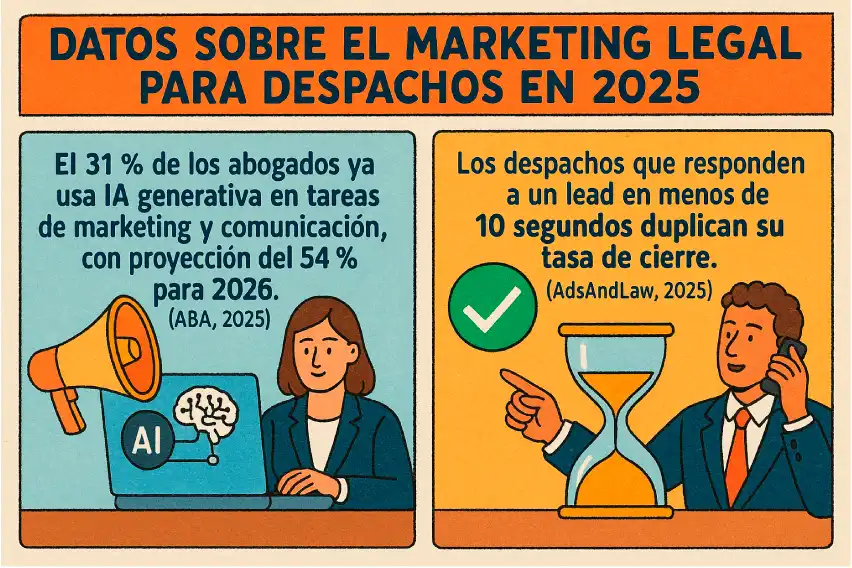 datos sobre el marketing digital legal en 2026