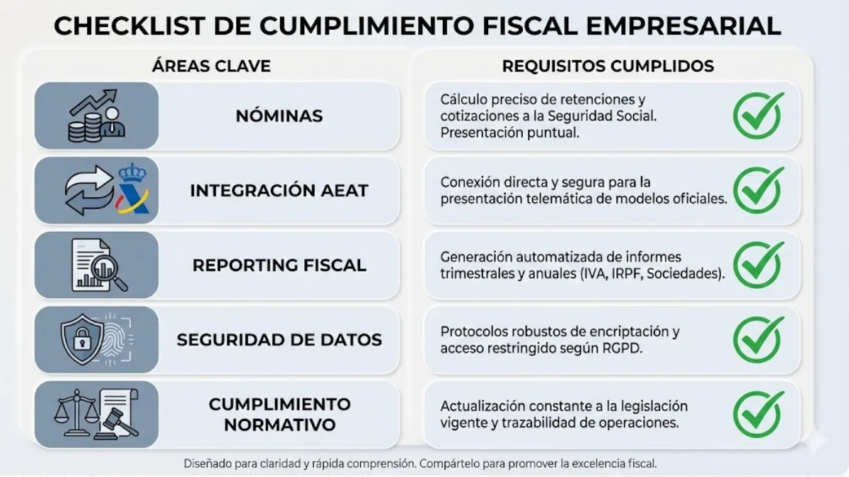 checklist de cumplimiento fiscal empresarial