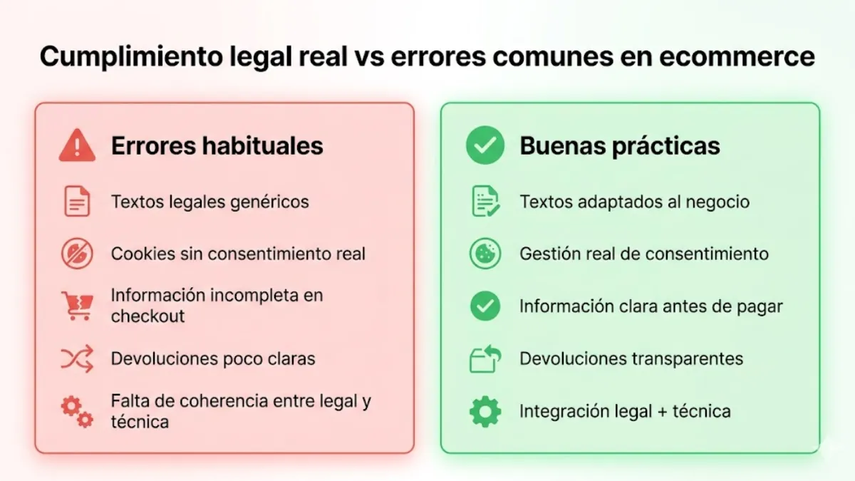 errores comunes en una ecommerce