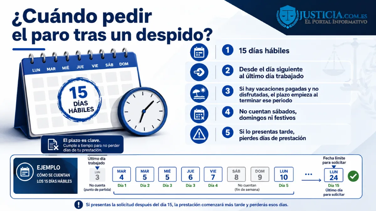 cuando pedir el paro tras un despido