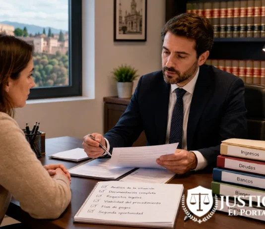 qué documentos necesito para solicitar la Ley de Segunda Oportunidad en Granada