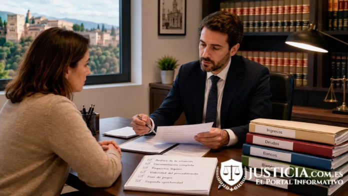 qué documentos necesito para solicitar la Ley de Segunda Oportunidad en Granada