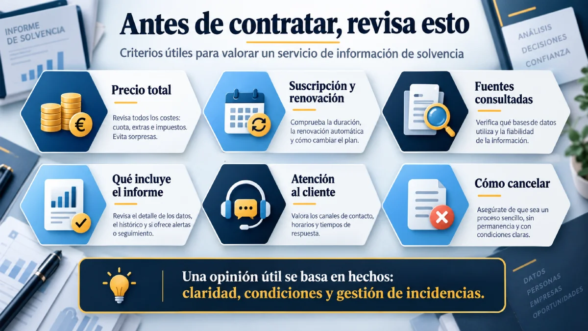 antes de contratar, revisa esto infografía